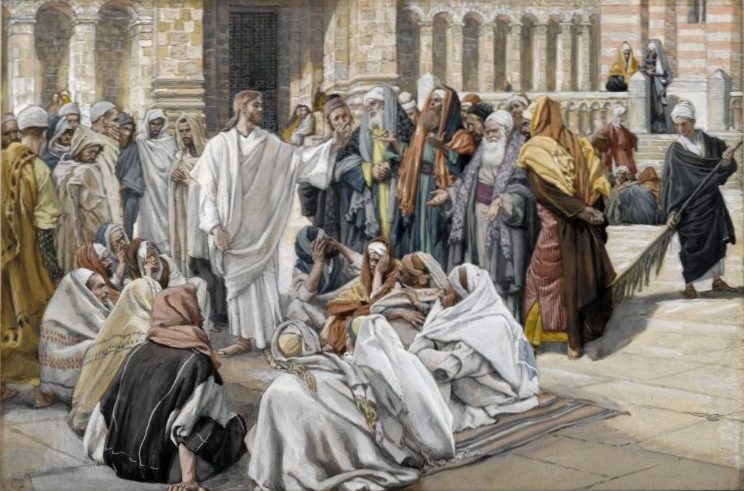 The Pharisees Question Jesus, by James Tissot