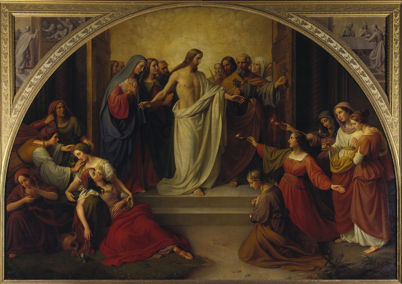 The Parable of the Wise and Foolish Virgins, by Friedrich Wilhelm Schadow