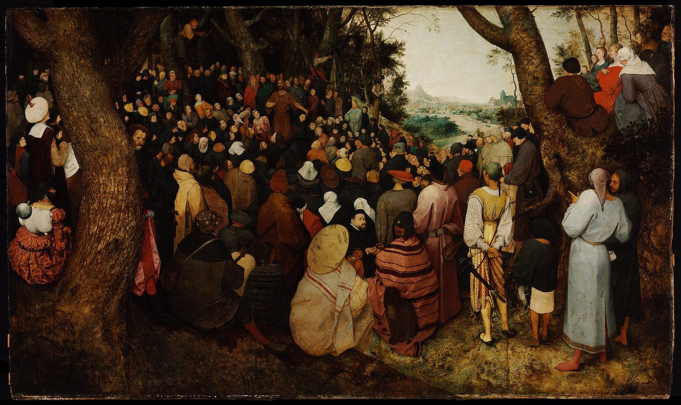 The Sermon of Saint John the Baptist, by Pieter Bruegel the Elder