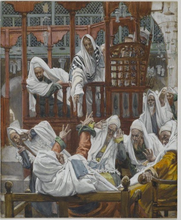 The Possessed Man in the Synagogue, by James Tissot