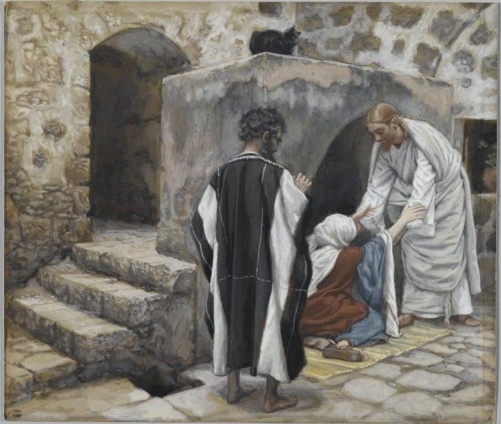 The Healing of Peter's Mother in Law, by James Tissot