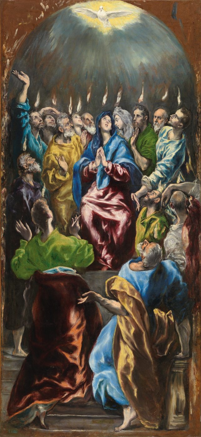 Pentecost, by El Greco