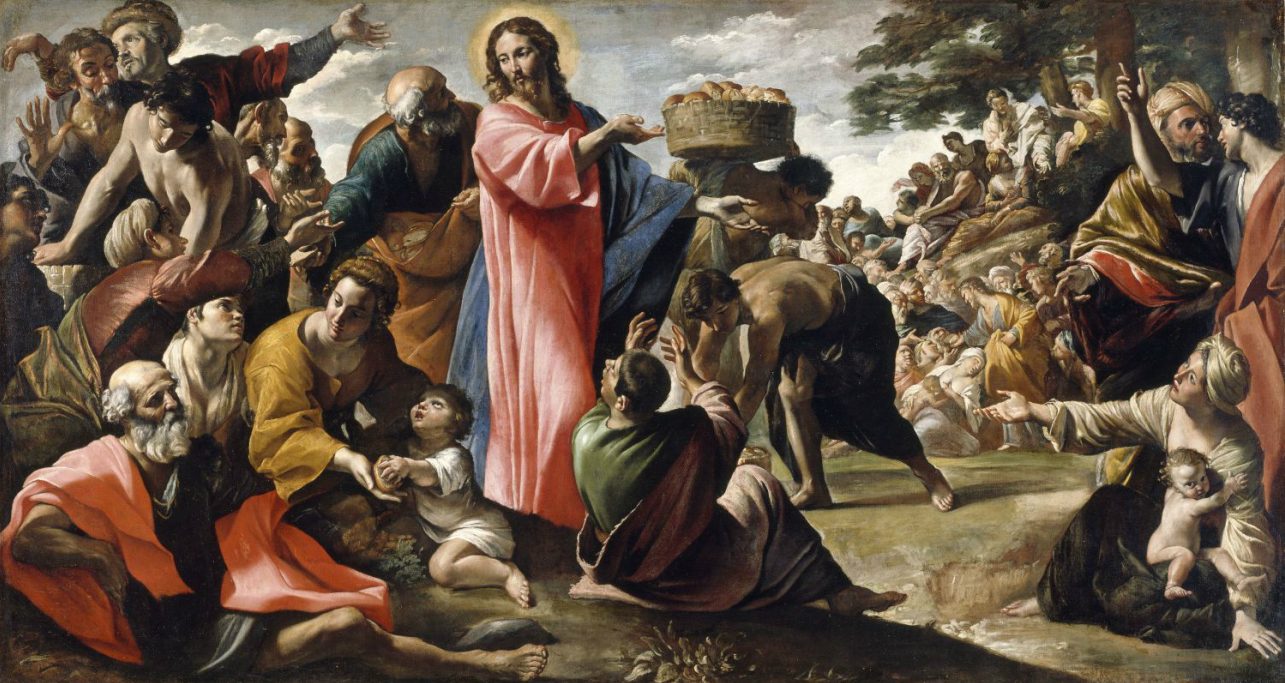 The Miracle of the Loaves and Fishes, by Giovanni Lanfranco