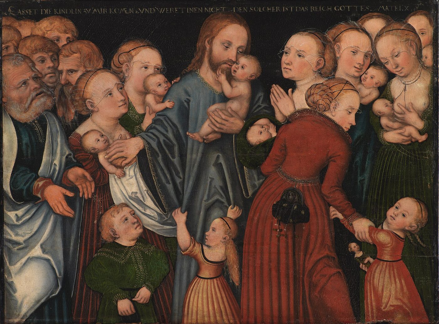 Christ Blessing the Children, by Lucas Cranach the Elder
