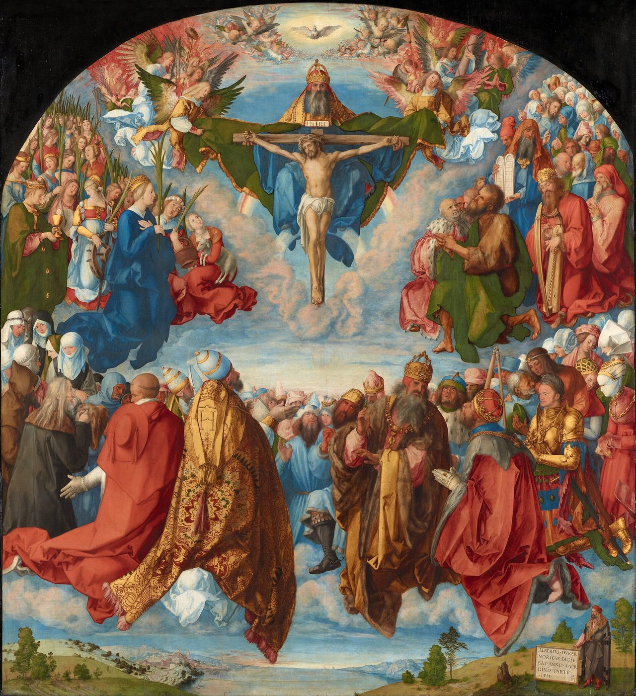 The Adoration of the Trinity, by Albrecht Dürer