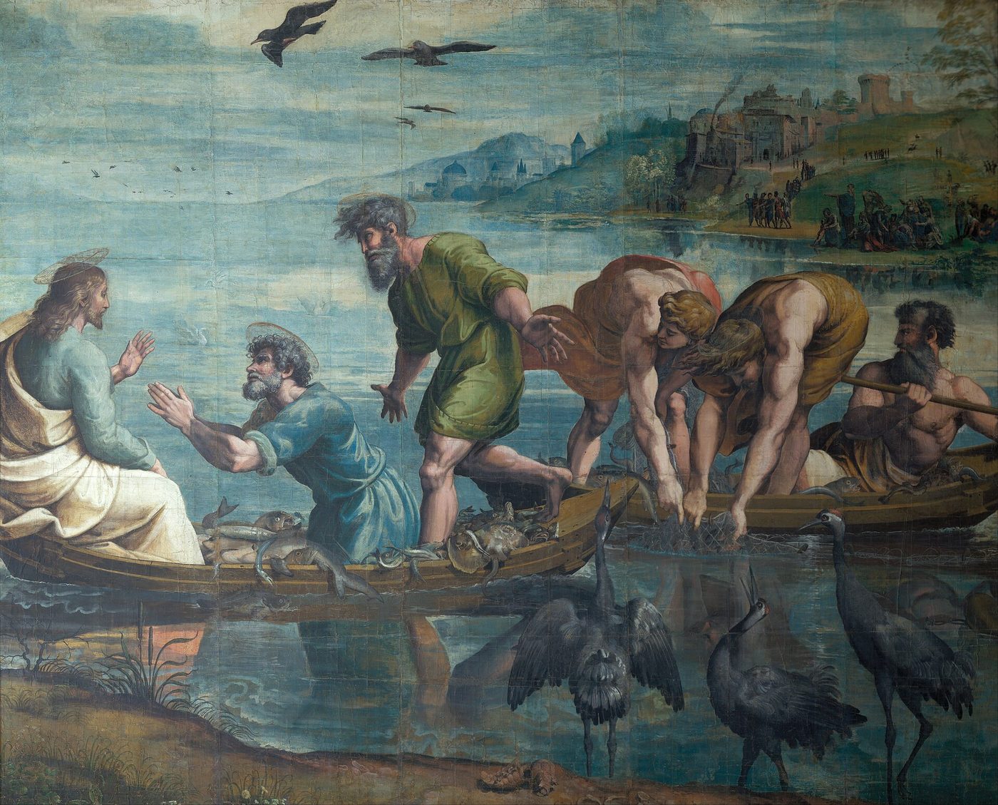 The Miraculous Draught of Fishes, by Raphael